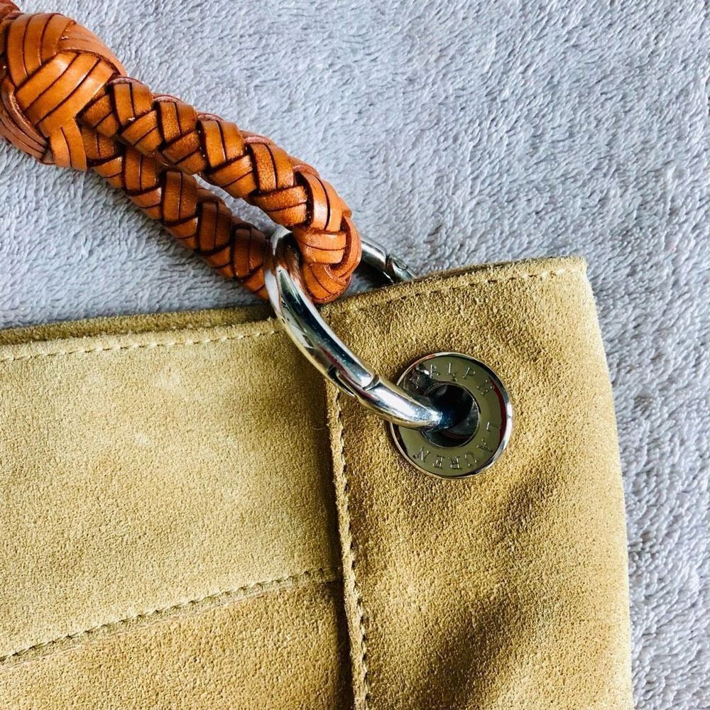 Ralph Lauren Suede Hobo Handbag - Picture 3 of 16